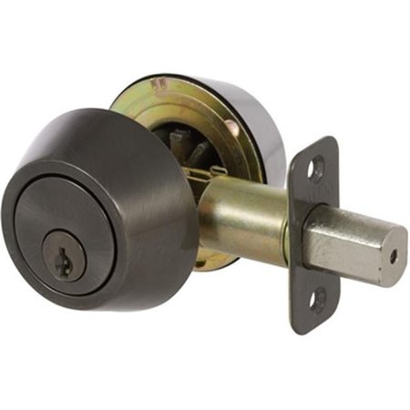 CLASSIC ACCESSORIES Double Cylinder Deadbolt Grade 3; Polished Chrome VE635879
